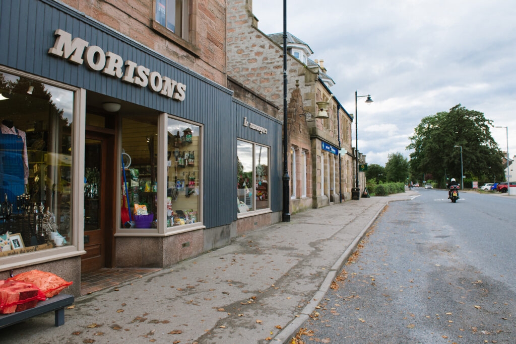 Morisons Of Beauly logo and storefront