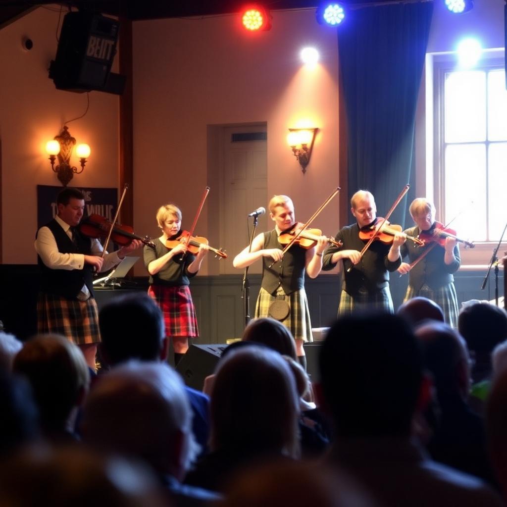 Blazin' Fiddles performing live in Beauly